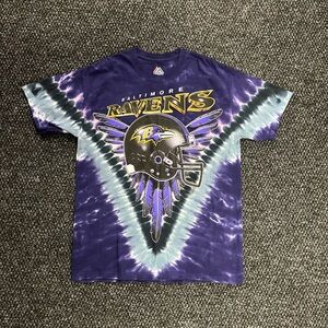 Majestic Purple and Black Ravens Short Sleeve Tee